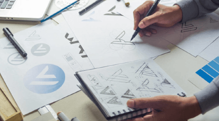 Logo and Icon Design by Vhiron Technologies – Custom Icons and Creative Brand Marks for Strong Visual Identity