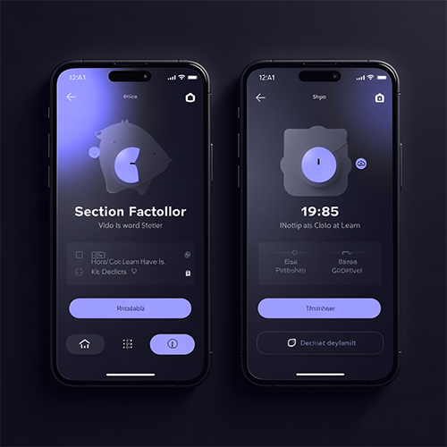 Seamless Mobile App UI/UX Design for Android and iOS with Intuitive Navigation and Microinteractions by Vhiron